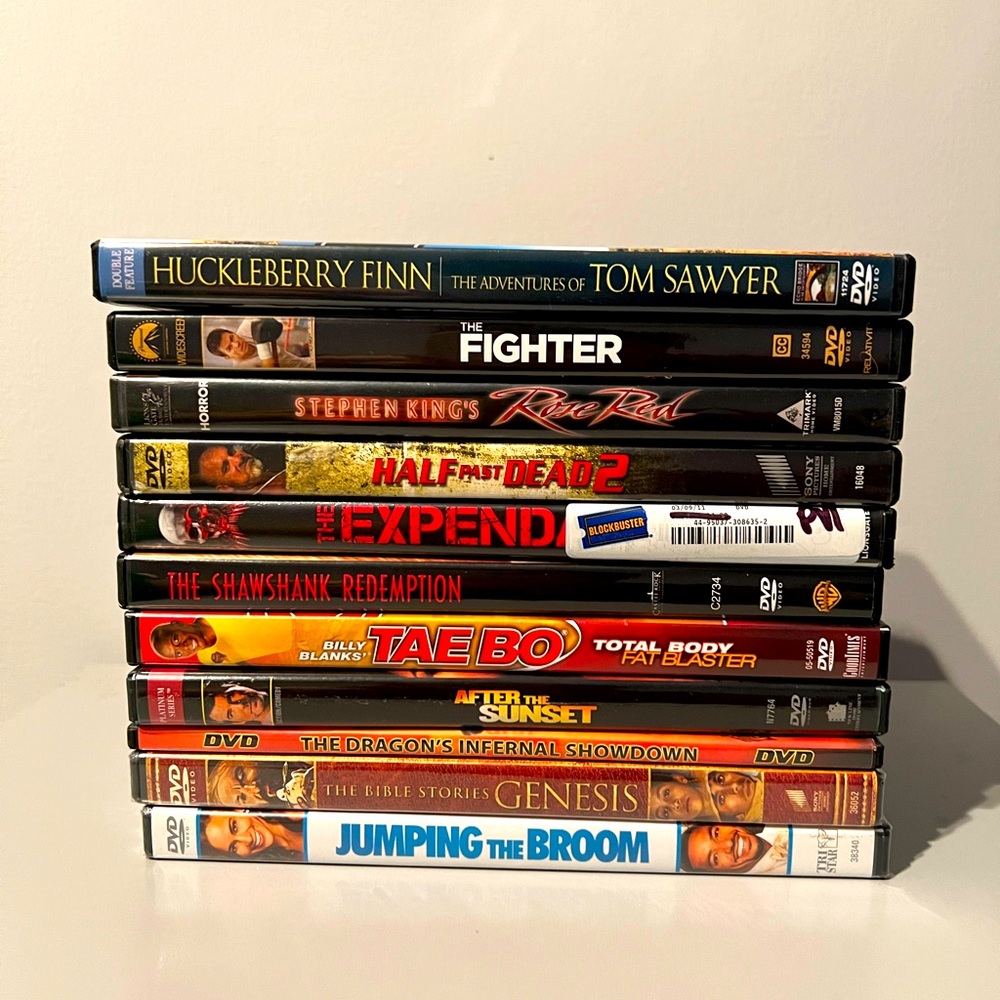 DVD Lot Bundle Various Movies Rose Red - The Expendables etc